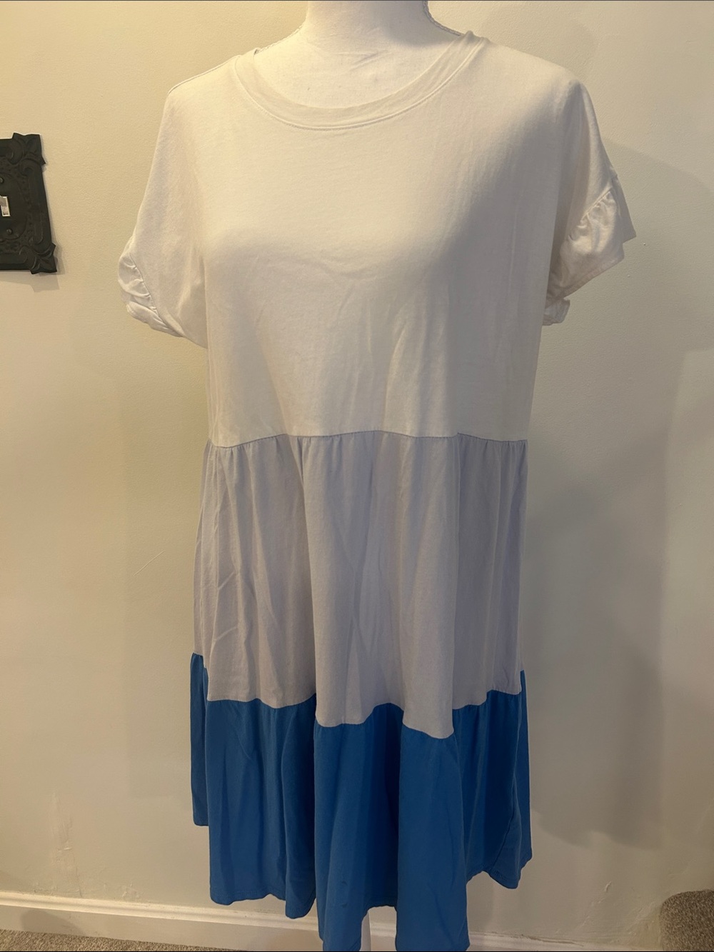 J Crew Tiered Summer Dress. Sz M